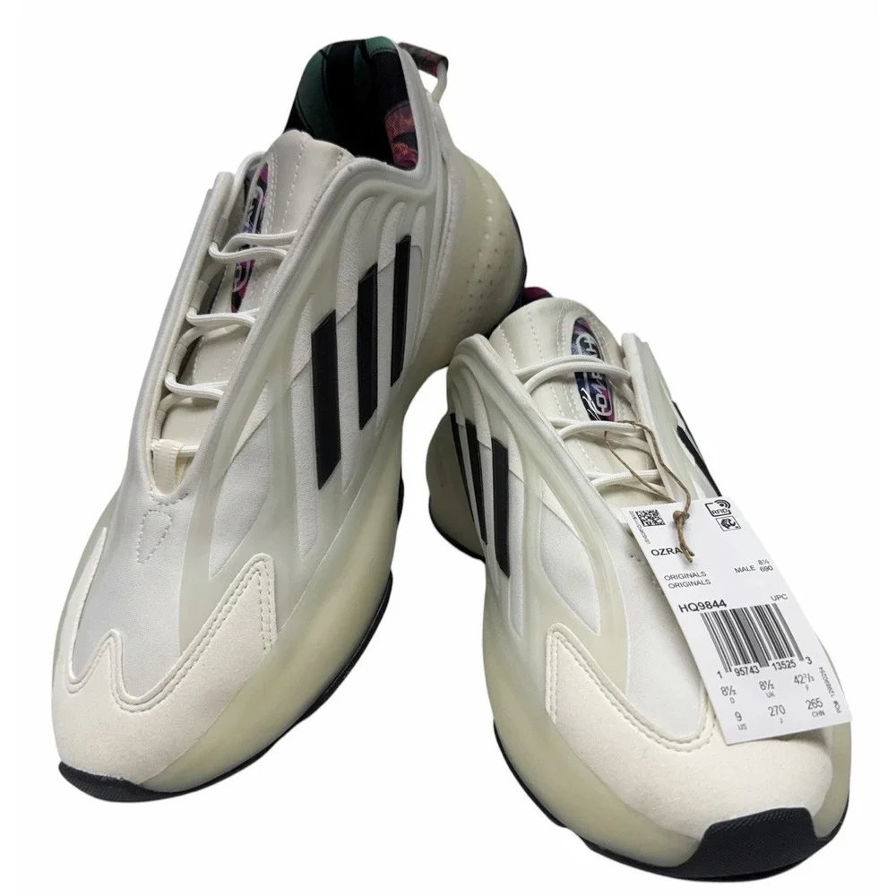 Adidas Ozrah HQ9844 Men's Size 9 White Black Lifestyle Sneakers New w/ Box